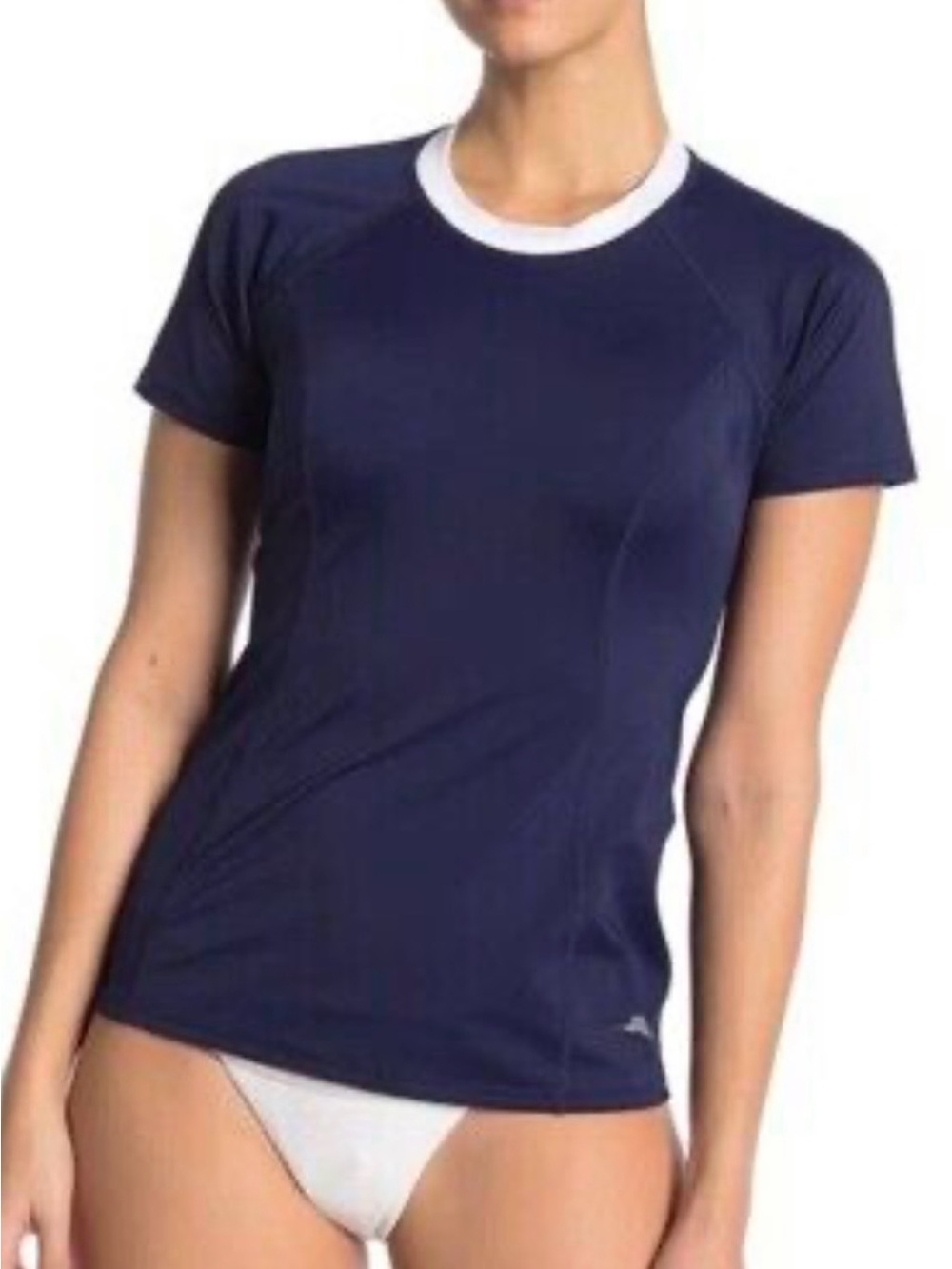 Tommy Bahama Short Sleeve Active Swim Top